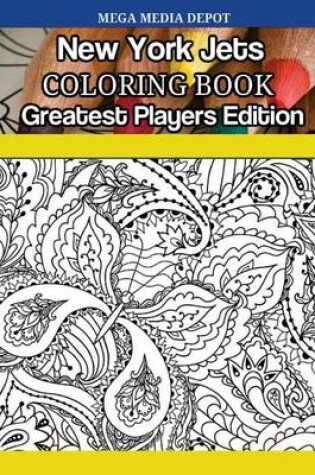 Cover of New York Jets Coloring Book Greatest Players Edition