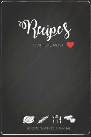 Cover of Recipe's That I Like Most