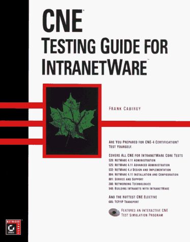 Cover of CNE-4 Testing Guide for IntranetWare