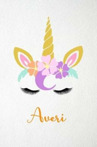 Cover of Averi A5 Lined Notebook 110 Pages