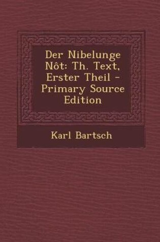 Cover of Der Nibelunge Not