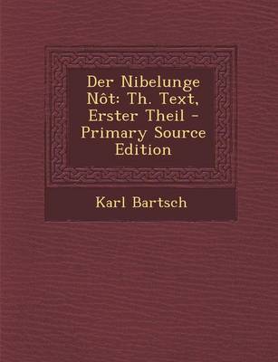 Book cover for Der Nibelunge Not