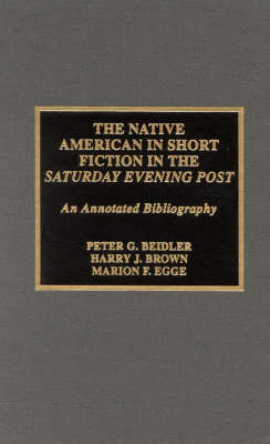 Cover of The Native American in Short Fiction in the Saturday Evening Post