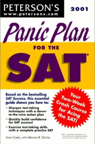 Cover of Panic Plan for the SAT