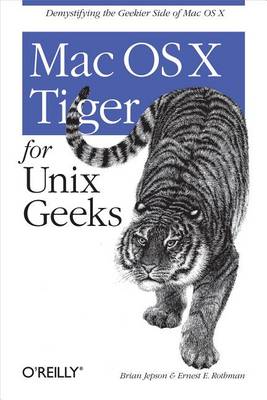 Book cover for Mac OS X Tiger for Unix Geeks