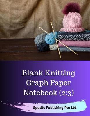 Book cover for Blank Knitting Graph Paper Notebook (2