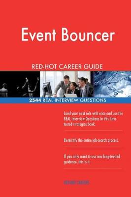 Book cover for Event Bouncer RED-HOT Career Guide; 2544 REAL Interview Questions