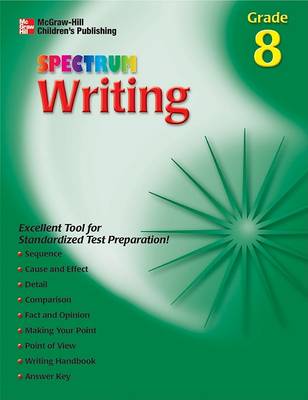 Book cover for Spectrum Writing, Grade 8