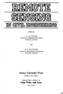 Book cover for Remote Sensing in Civil Engineering