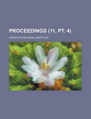 Book cover for Proceedings (11, PT. 4)