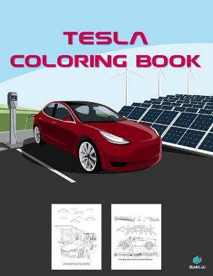 Book cover for Tesla Coloring Book