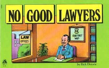 Book cover for No Good Lawyers