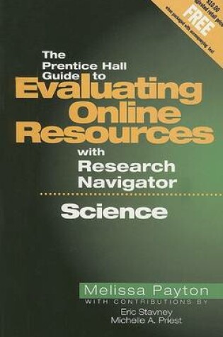 Cover of Science, Evaluating Online Resources with Research Navigator