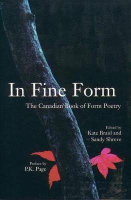 Book cover for In Fine Form: The Canadian Book of Form Poetry