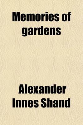 Book cover for Memories of Gardens