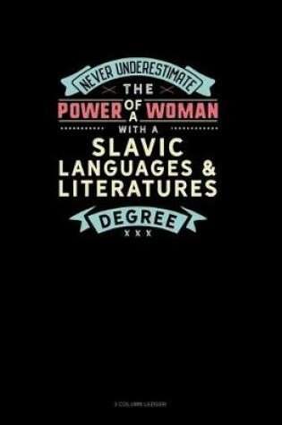 Cover of Never Underestimate The Power Of A Woman With A Slavic Languages & Literatures Degree