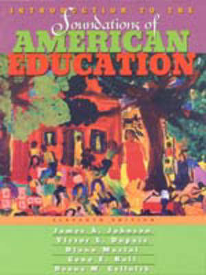 Book cover for Introduction to the Foundations of American Education (Web Edition)