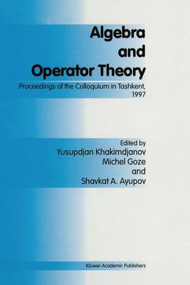 Book cover for Algebra and Operator Theory