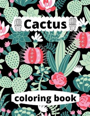 Book cover for Cactus coloring book