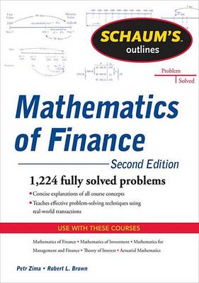 Book cover for Schaum's Outline of Mathematics of Finance