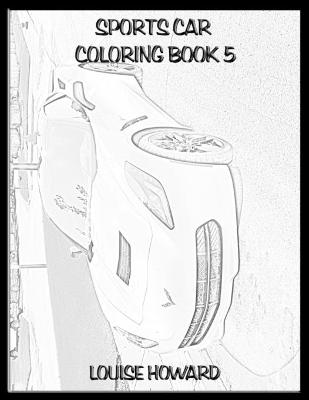 Book cover for Sports Car Coloring book 5