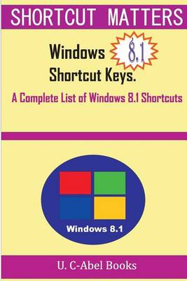 Cover of Windows 8.1 Shortcut Keys