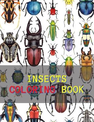 Book cover for Insects Coloring Book