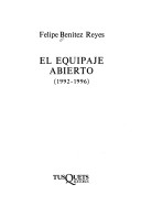 Book cover for El Equipaje Abierto, 1992-1996