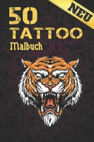 Cover of Neu 50 Tattoo Malbuch