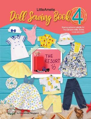 Book cover for LittleAmelie Doll Sewing Book 4