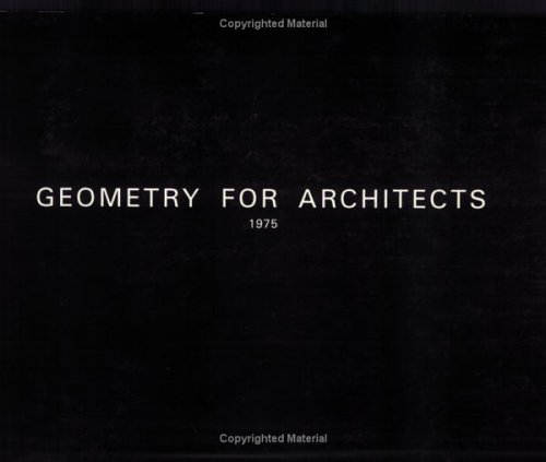 Book cover for Geometry for Architects