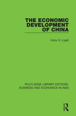 Cover of The Economic Development of China