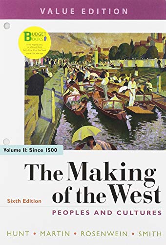 Book cover for Loose-Leaf Version for the Making of the West 6e, Value Edition, Volume Two & Achieve Read & Practice for the Making of the West 6e, Value Edition (Six-Months Access)