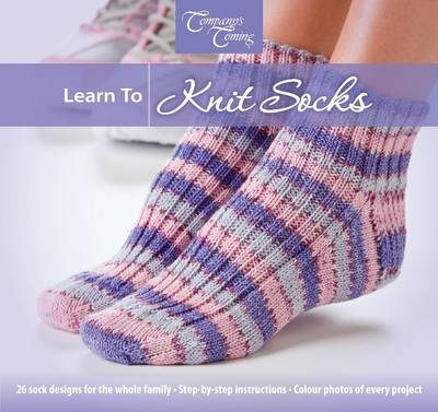 Book cover for Learn to Knit Socks