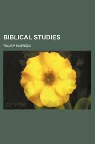 Cover of Biblical Studies