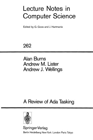 Cover of A Review of ADA Tasking