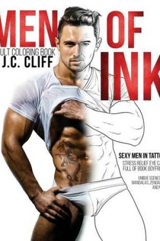 Cover of Men of Ink Adult Coloring Book