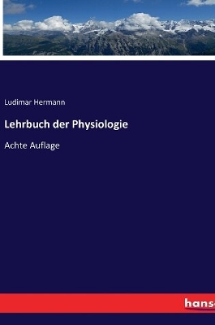 Cover of Lehrbuch der Physiologie