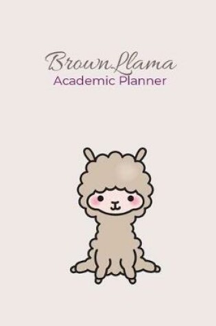 Cover of Brown Llama Academic Planner