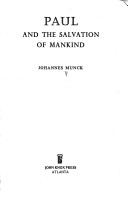 Book cover for Paul and the Salvation of Mankind