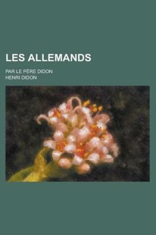 Cover of Les Allemands