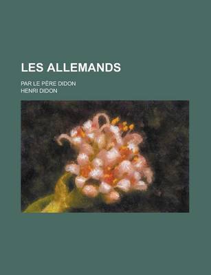 Book cover for Les Allemands