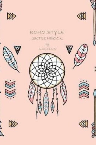 Cover of Boho sketchbook style by magic lover