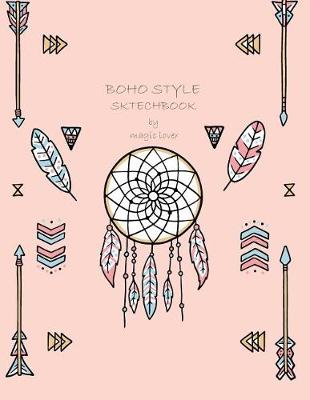 Cover of Boho sketchbook style by magic lover