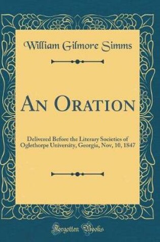 Cover of An Oration
