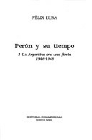 Cover of Peron y Su Tiempo - Completo 1 Tomo