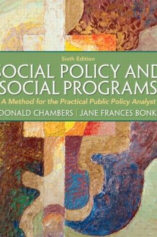 Cover of Social Policy and Social Programs