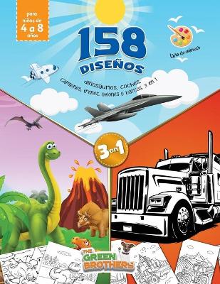 Book cover for libro de colorear para ninos de 4 a 8 anos