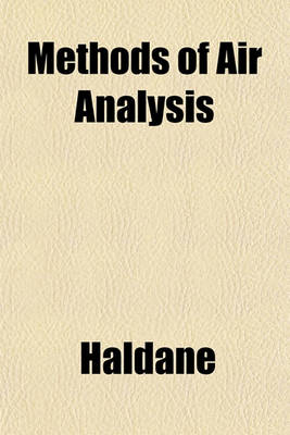 Book cover for Methods of Air Analysis