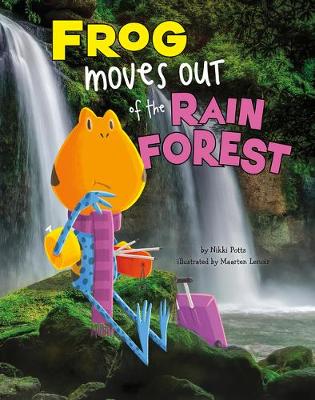 Book cover for Frog Moves out of the Rain Forest (Habitat Hunter)